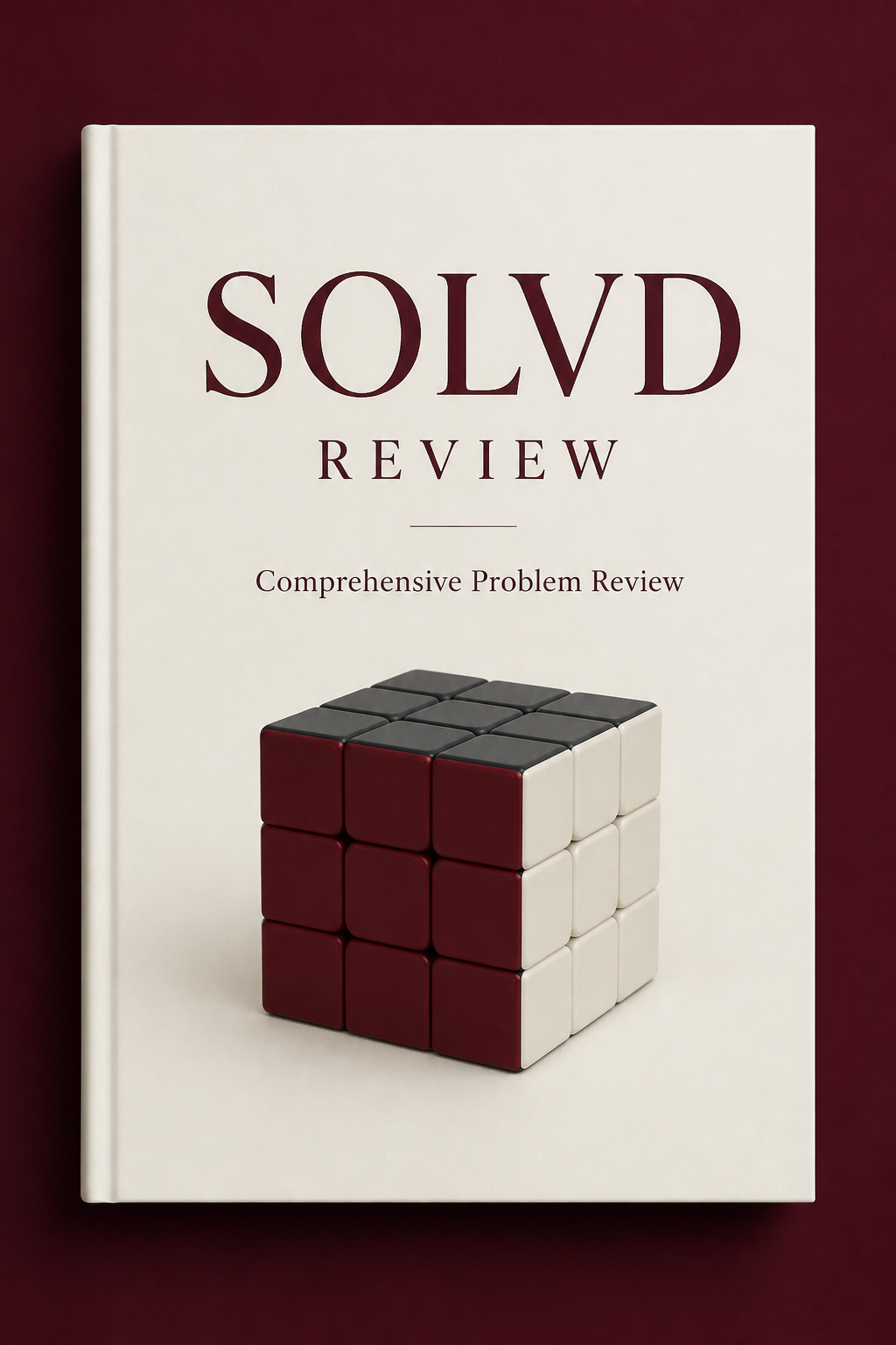SOLVD Review cover with a Rubik’s Cube